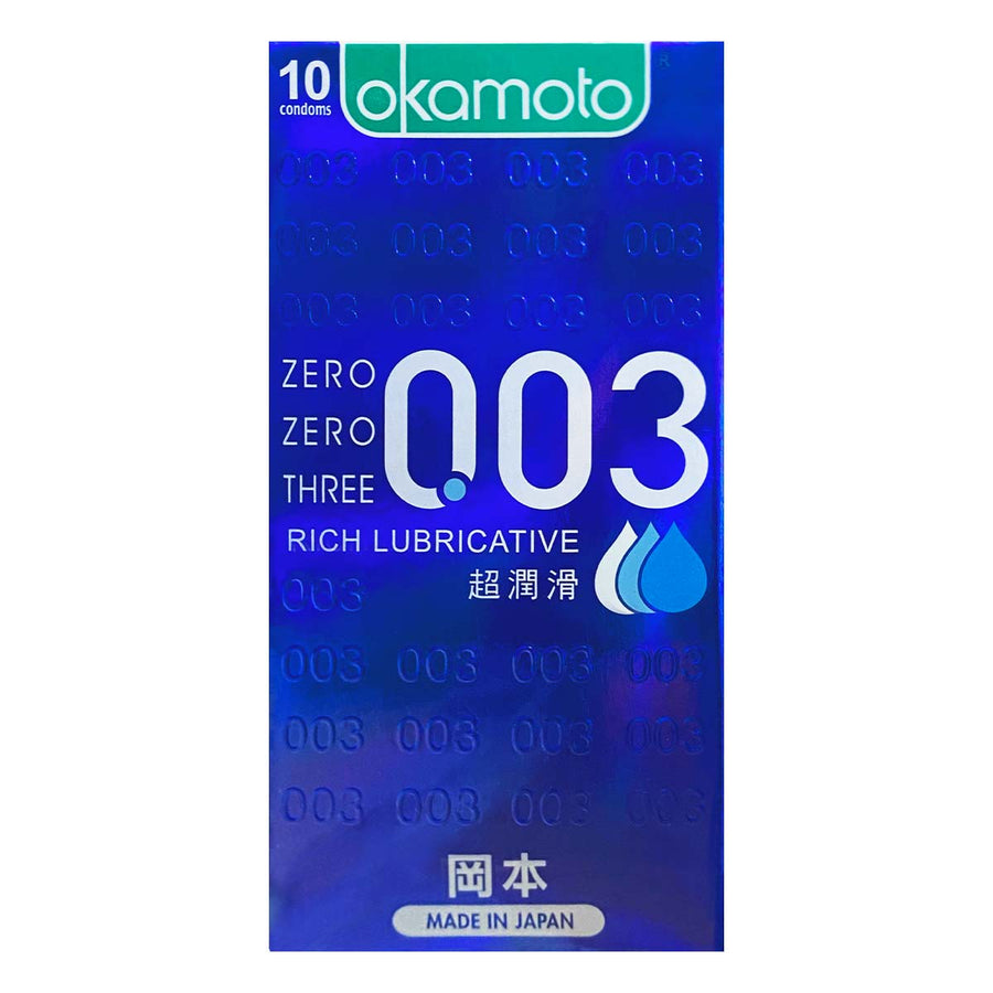 Okamoto 岡本 0.03 超潤滑 10 片裝 乳膠安全套