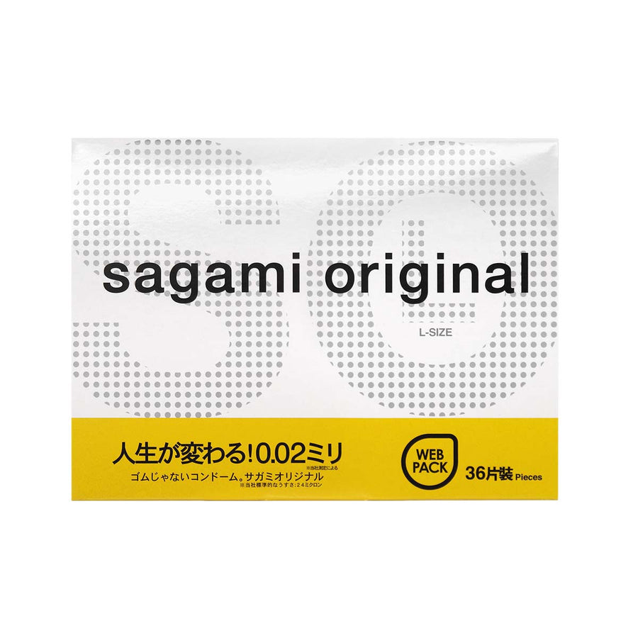 Sagami 相模原創 0.02 大碼 (第二代) 58mm 36 片裝 PU 安全套 - Lovenjoy Club