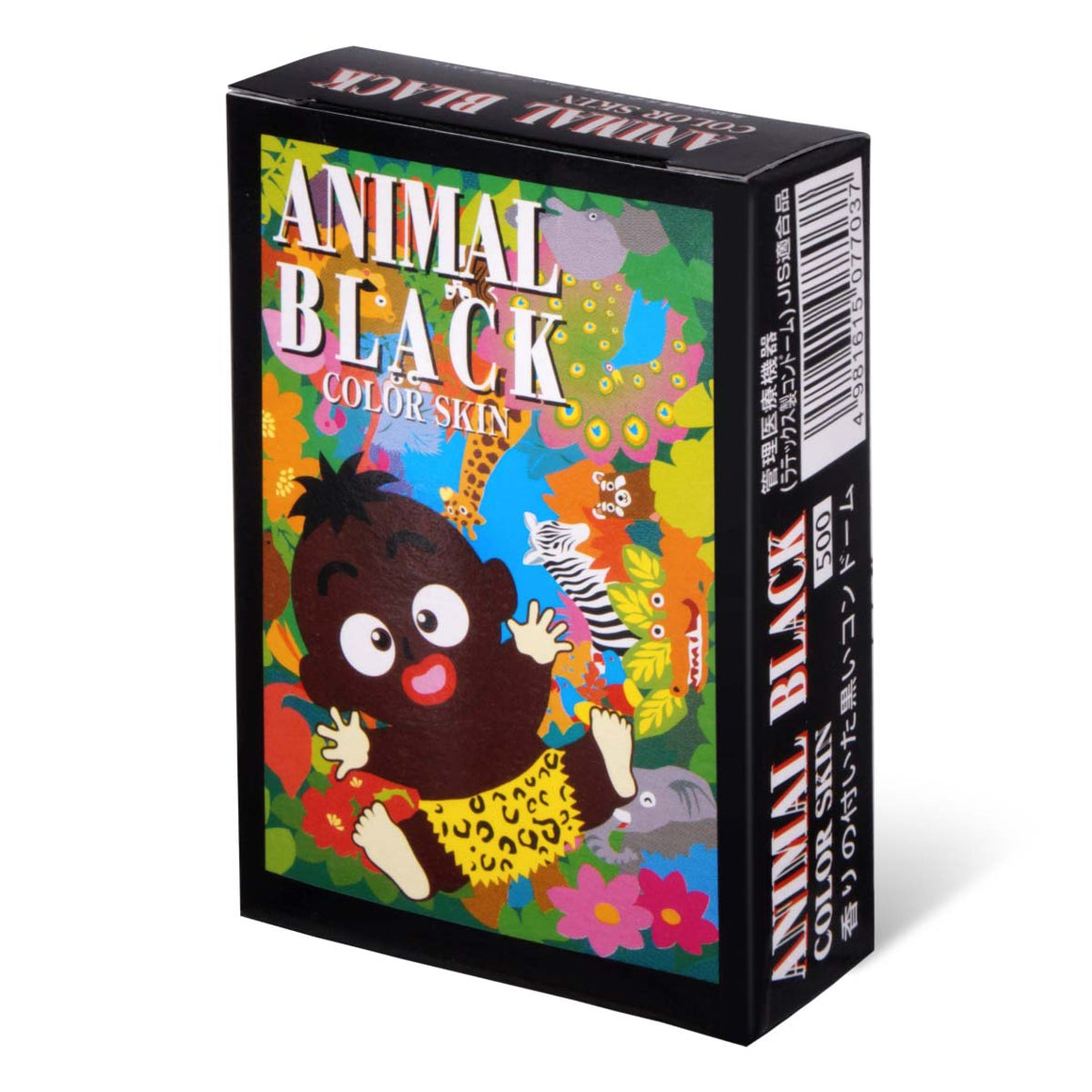 Nakanishi 中西 日本進口Animal Black 5 片裝 乳膠安全套