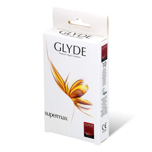 Glyde 格蕾迪 素食主義安全套 加大碼 60mm 10 片裝 乳膠安全套