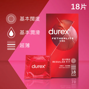 Durex 杜蕾斯-超薄裝 12/18/24 片裝乳膠安全套