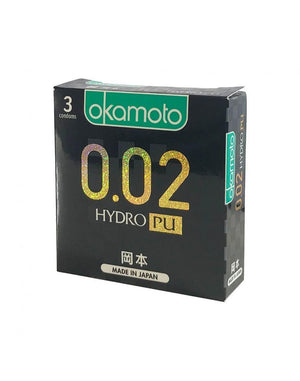 Okamoto 岡本 0.02 水性聚氨酯 3片裝 PU 安全套