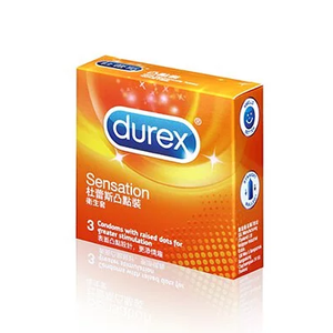 Durex 杜蕾斯 凸點裝 3 片裝 乳膠安全套