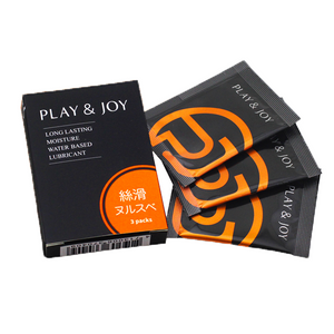 PLAY & JOY 絲滑潤滑液 『精裝版』絲滑清爽隨身盒試用包  3包 - Lovenjoy Club